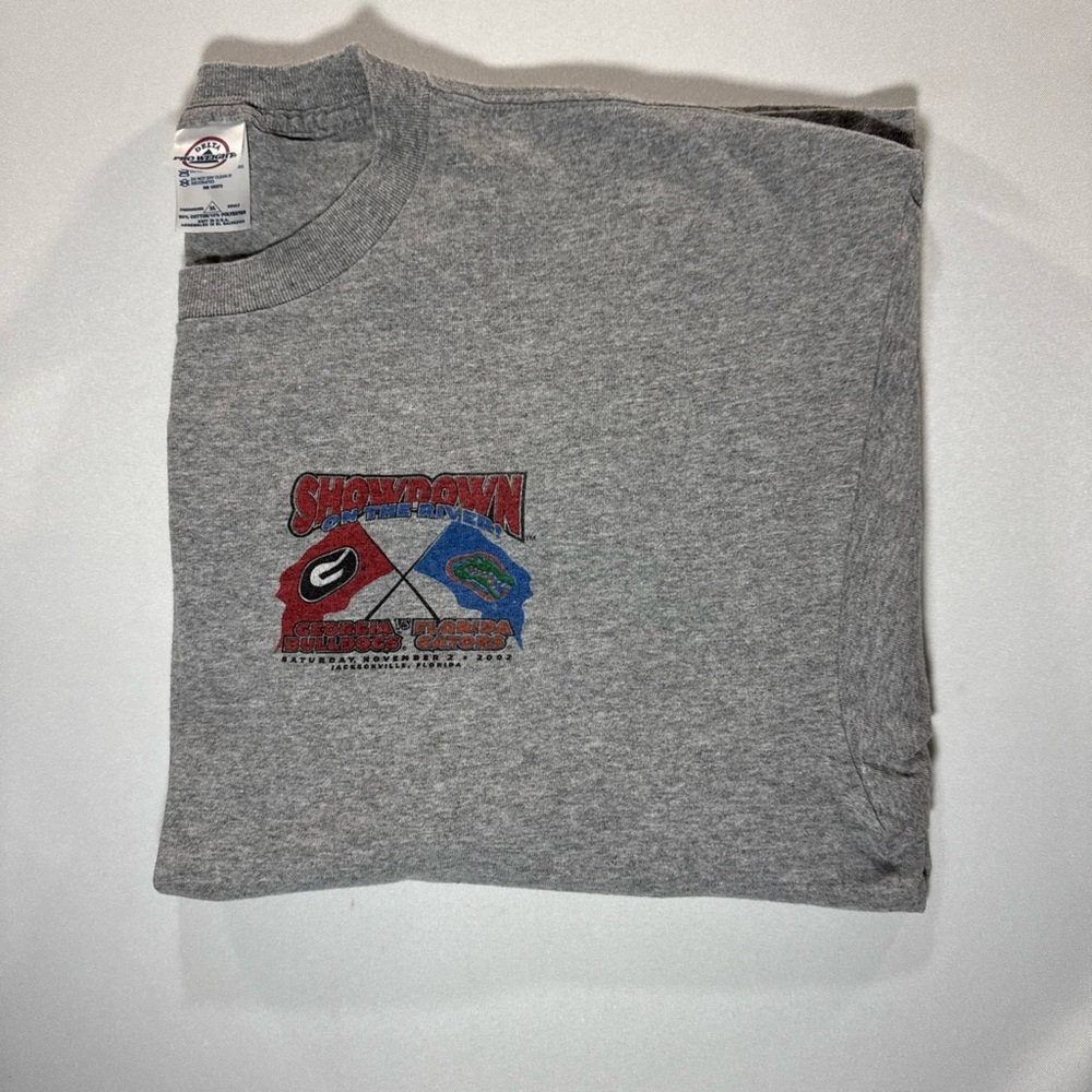 Vintage Y2K Georgia Bulldogs vs. Florida Gators Rival 2002 Graphic XL LS T-Shirt - Picture 6 of 7